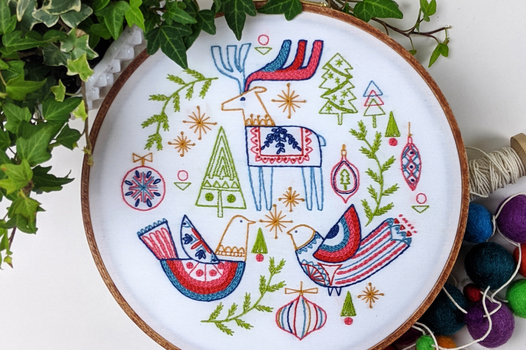 Stamped Embroidery Kits Are a Perfect Way to Celebrate Summer