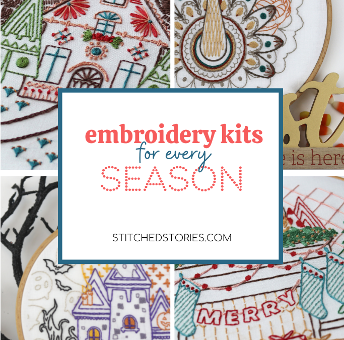 Embroidery Kits for Every Season of the Year
