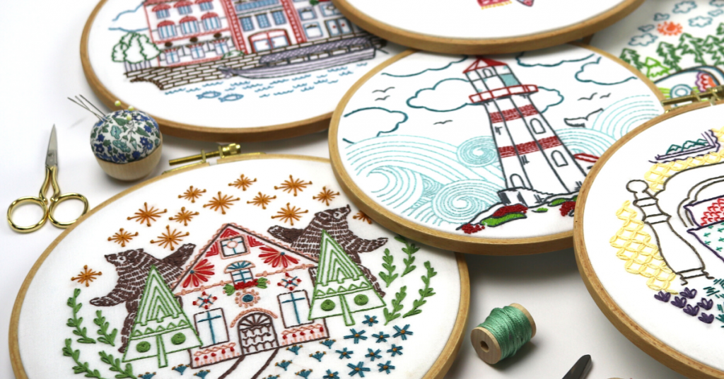 Embroidery Kits for Every Season of the Year