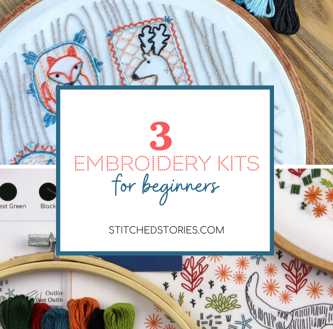 3 Embroidery Kits for Beginners