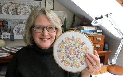 Color & Stitch Choices on Easter Embroidery Kit