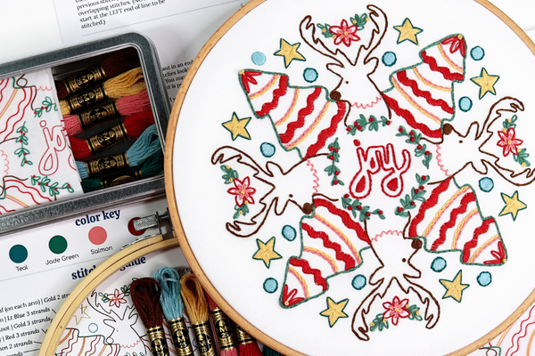 5 Festive Holiday Embroidery Project Ideas – Ruthies Notions