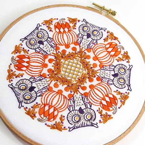 Stitching Tips for “Spooky House” and “Pumpkins and Owls”