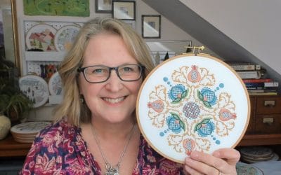 Embroidery Kit Design and Stitching Tips: Jacobean