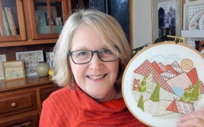 Embroidery Kit Stitching Tips: Mountain Time