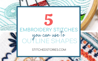 5 Embroidery Stitches You Can Use to Outline Shapes