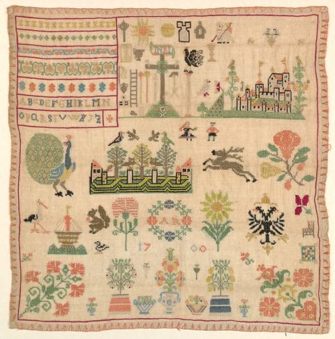 A Short History of Embroidery Stitch Samplers | Stitched Stories ...